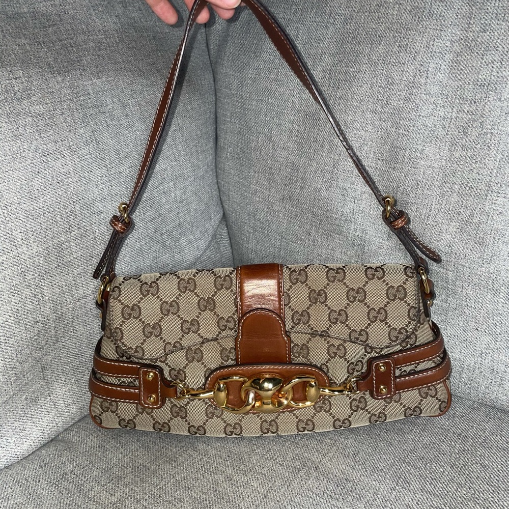 COPY - Authentic Gucci horsebit monogram bag